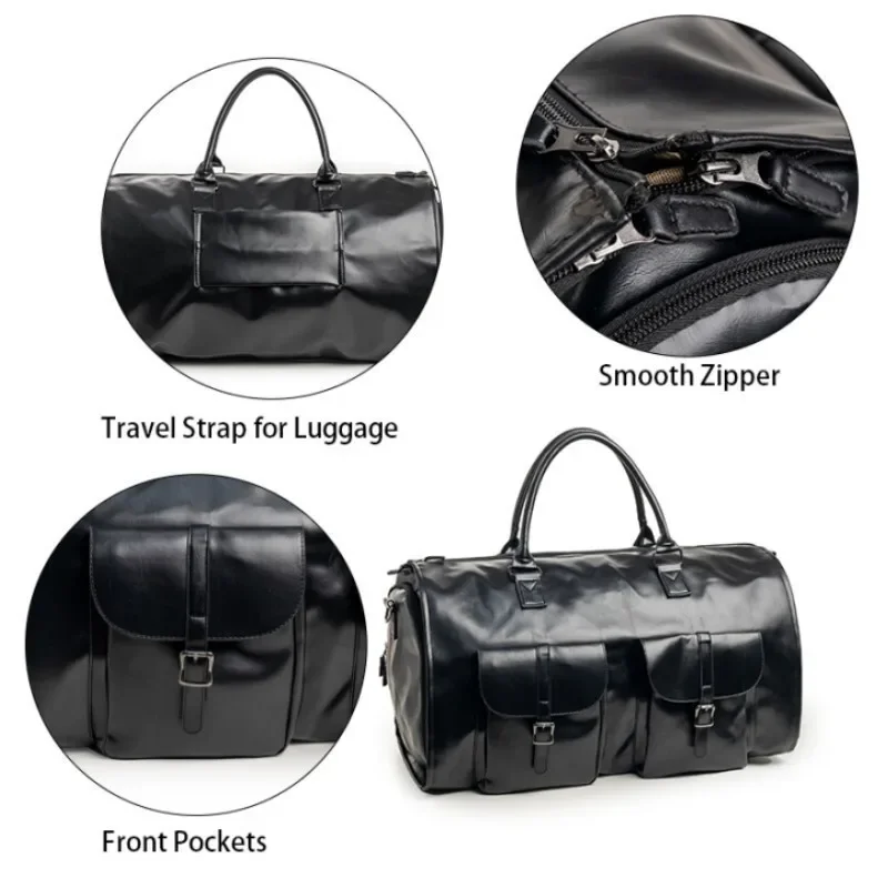 Large-capacity Fitness Commuting Business Trip Home Storage Bag Portable Luxury Suit Storage Bag Waterproof Travel Multi Handbag