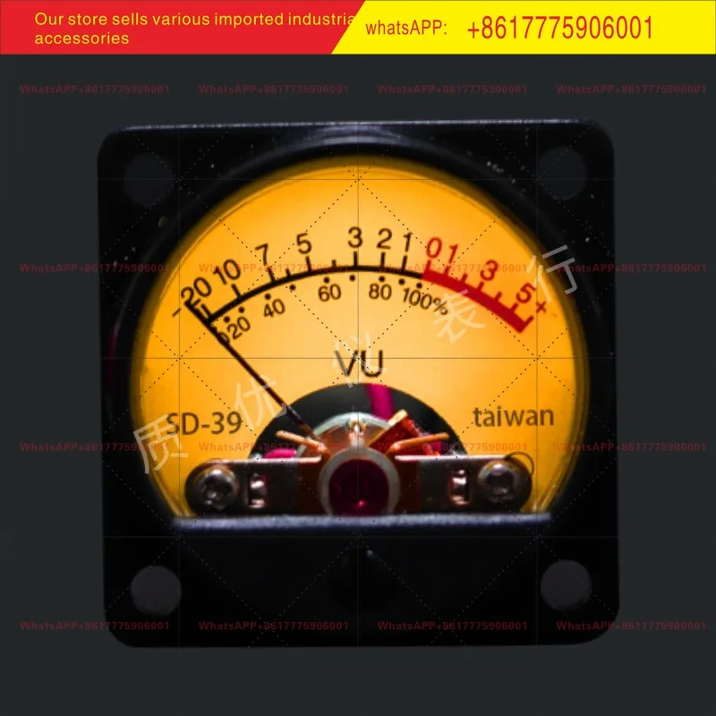 VU level meter with backlight SD-39 with driver connection power amplifier output car CD modification