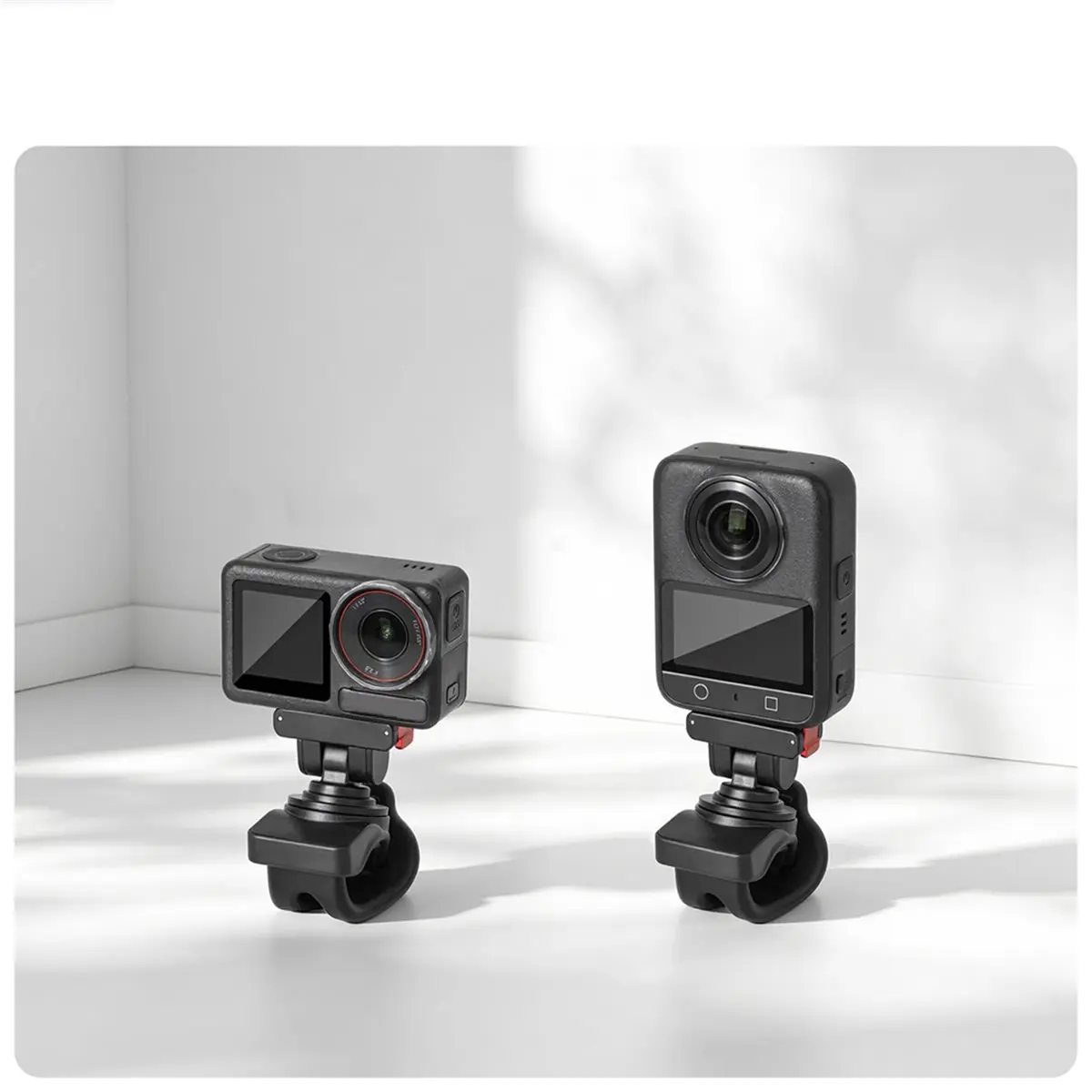 Quick Release Action Camera Mount for 360/Action 5Pro/4/3/2 Magnetic Flexible Bracket Bike Tube Clip Holder
