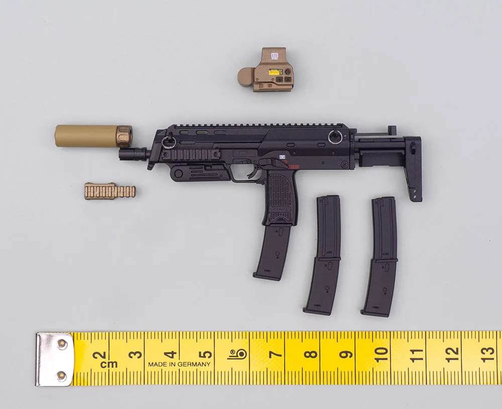 EASY&SIMPLE ES 26052R 1/6 Veteran Tactical Instructor GBRS Weapon PVC Material MP7A1 Clips Can't be Fired Model Fit 12