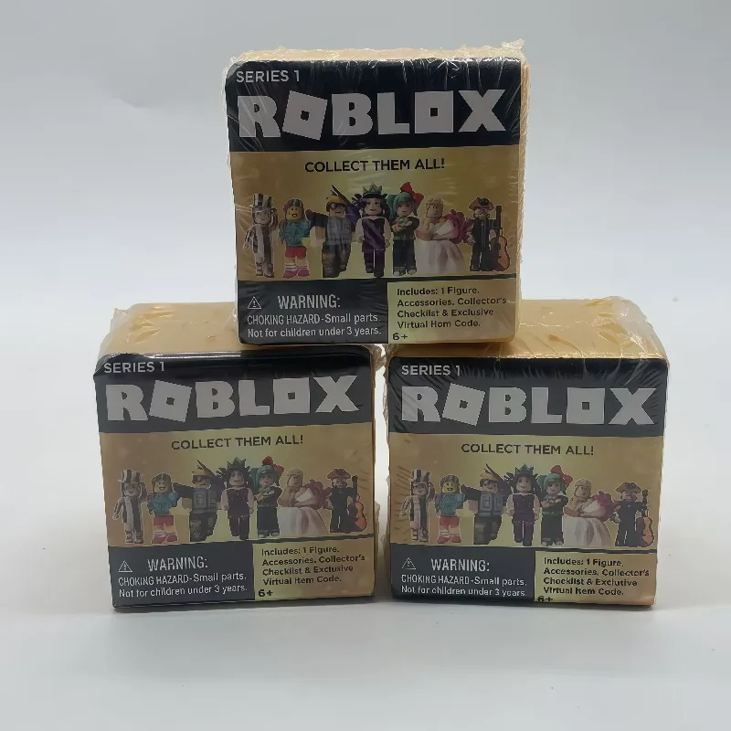 Bloques de Construcción Originales de Roblox, Muñeco de Dibujos Animados Serie 1, Mundo Virtual, Estilo Aleatorio, Modelo de Ensamblaje, Juguete, Código de Canje
