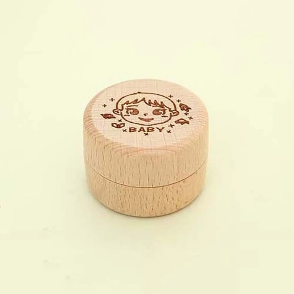 Wooden Wood Baby Tooth Box Primary Teeth Baby Teeth Save Tooth Fairy Box Tooth Box Keepsake Box