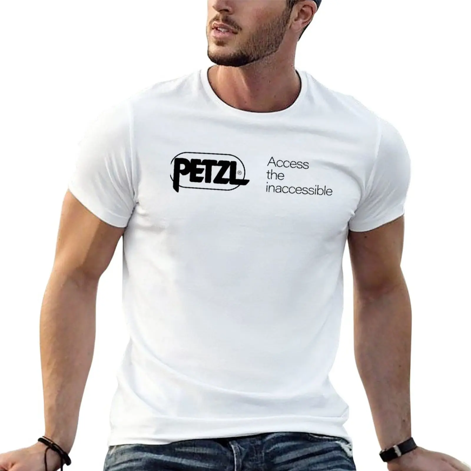 The Petzl Patch Tee T-Shirt new edition blacks hippie clothes anime clothes Men\'s t-shirts