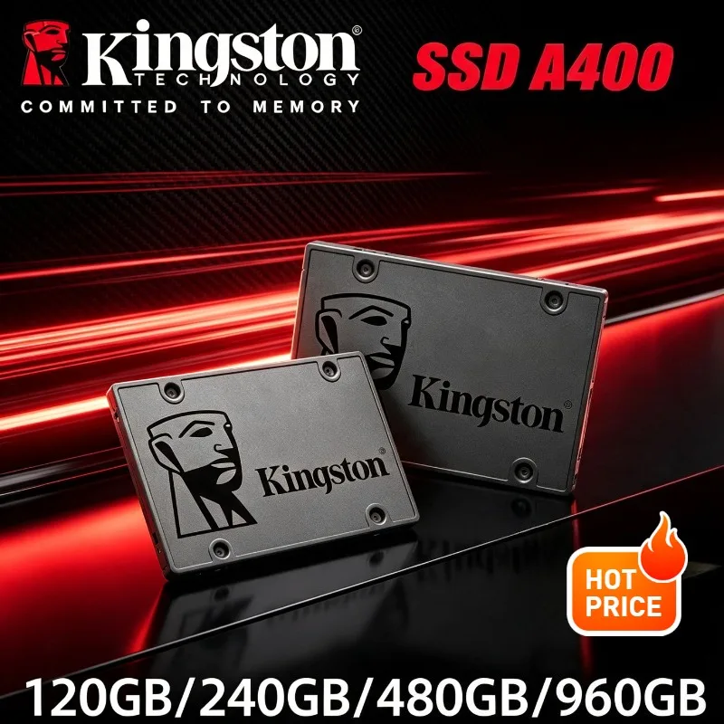 Kingston SSD A400 New Shock Resistant Durable SATA III Interface SSD Internal Hard Disk 2.5 Inch 120GB To 960GB SSD Kingston