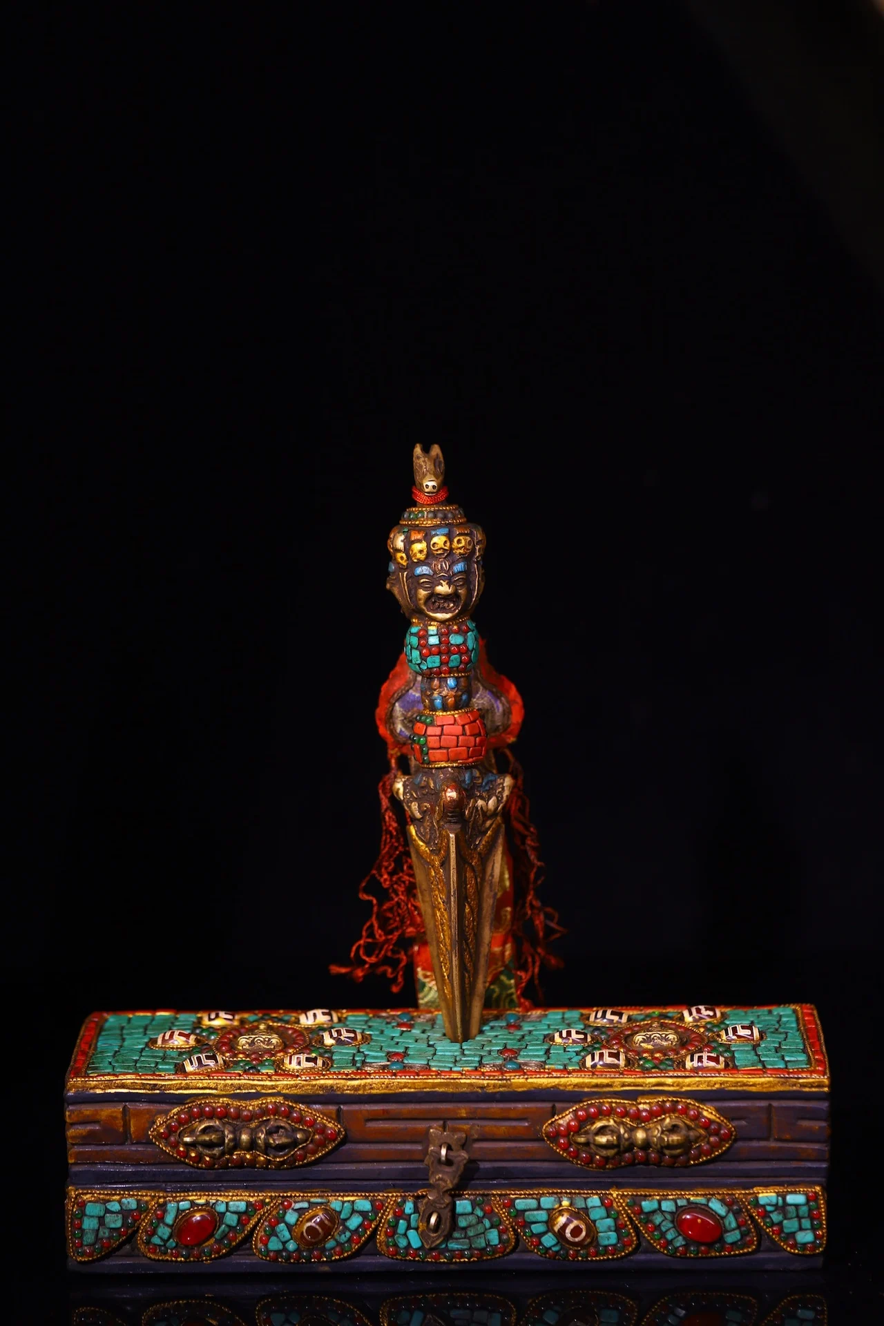 9"Tibetan Temple Co…
