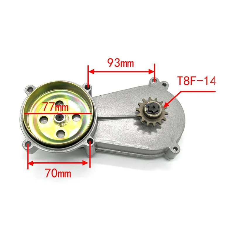 AB45 T8F 14T nuevo 49Cc 2 o 4 tiempos caja de cambios de cadena única caja de cambios apto para 49Cc Mini Pocket Pit Quad Dirt Bike ATV piezas