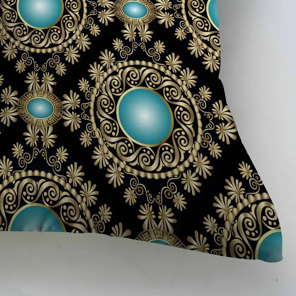 ปลอกหมอนอิงลายอัญมณีหรูหรา ปลอกหมอนอิงโซฟา ของตกแต่งบ้าน ของขวัญสำหรับเด็ก