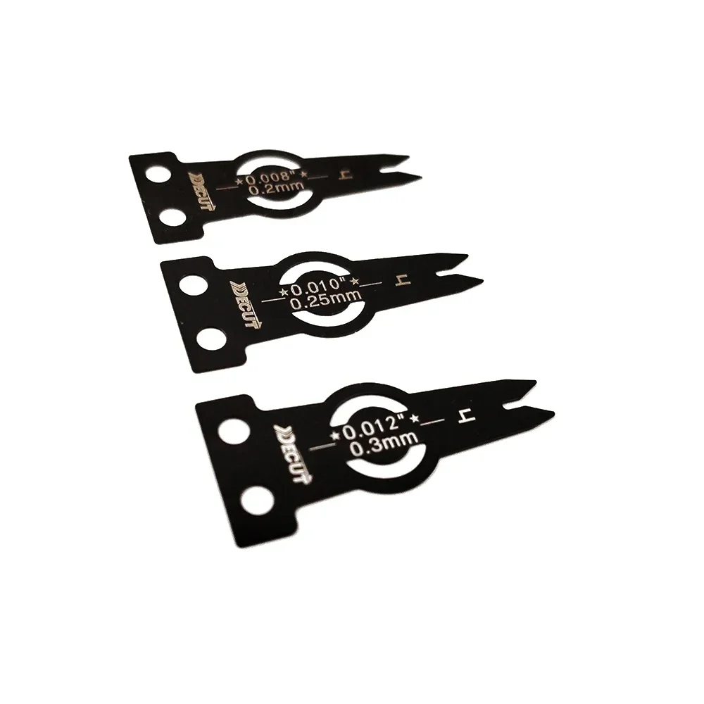 Cutting Compound Bow Arrow Rest Mounting Blade 0.08/0.1/0.12 Archery Compound Bow Bow Accessory Hunting Arrow Rest Steel Sheet