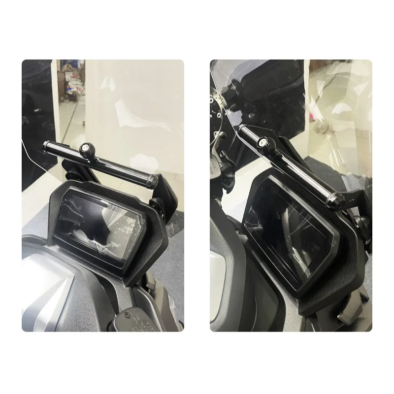 Motocicleta Celular Navigation Holder, Spotlight Voltímetro, Pneu Manômetro, Suporte Rod Acessório, VOGE SR250GT DVR