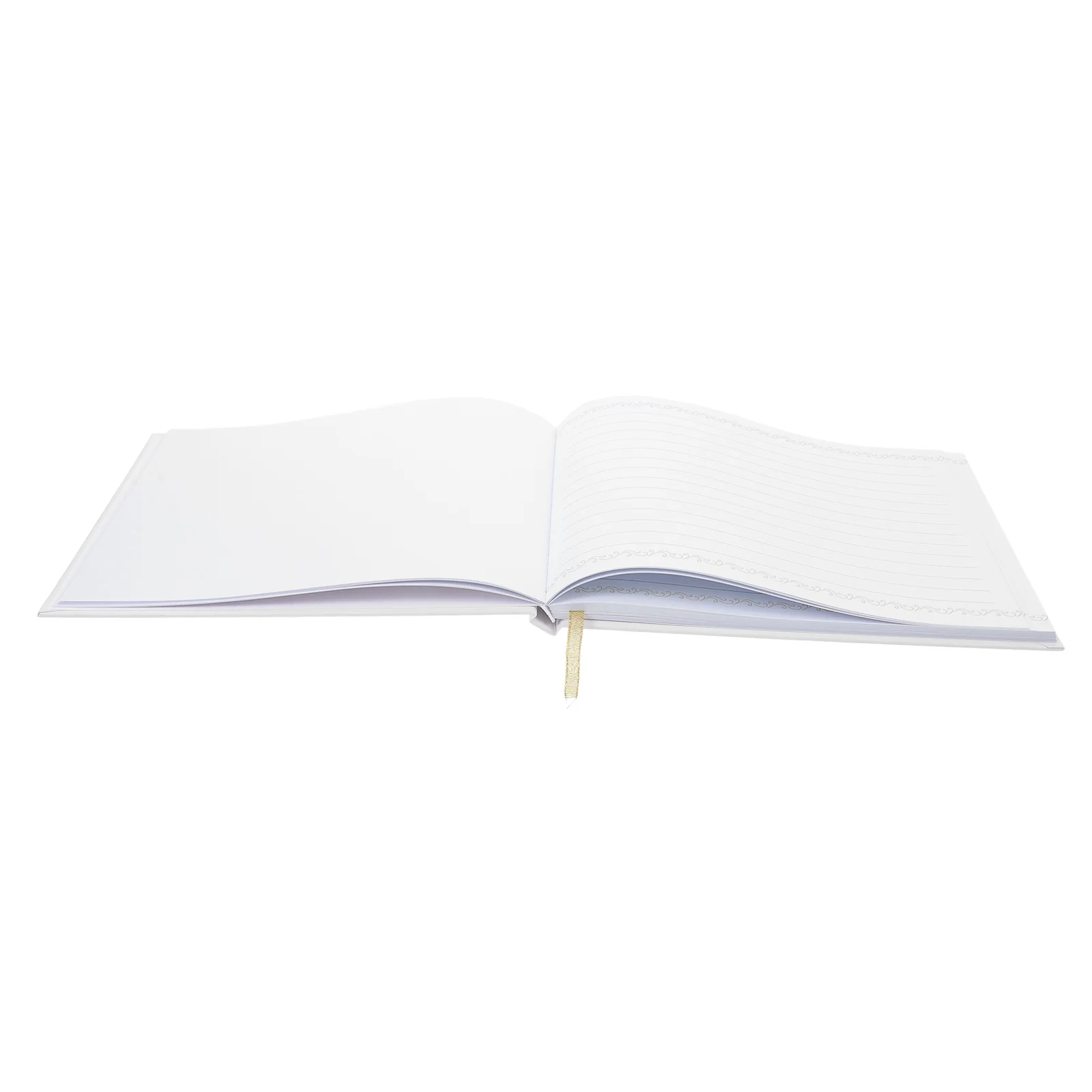

Elegant Wedding Guest Sign In Book For Wedding Party Scrapbook Album Photo Book Reception Supplies 12X12 Inches Gold Pen
