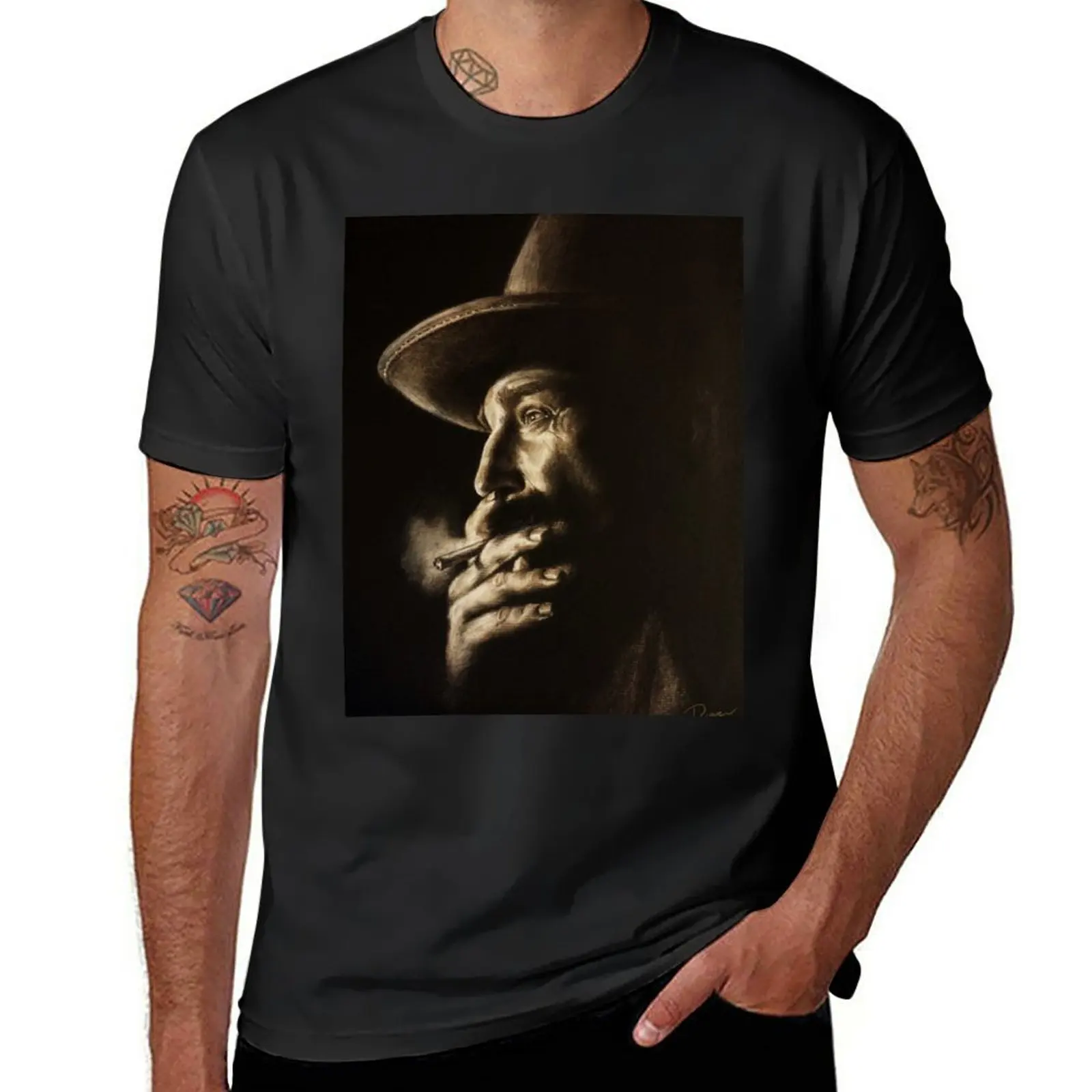 New Daniel plainview charcoal T-Shirt summer tops graphics t shirt summer top shirts graphic tees t shirts for men pack