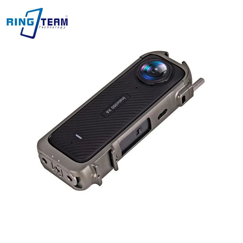إطار واقي لـ Insta360 X4 ، سبائك الألومنيوم ، قفص أرنب ، حافظة واقية مع حذاء بارد ، ملحقات Insta ، X4