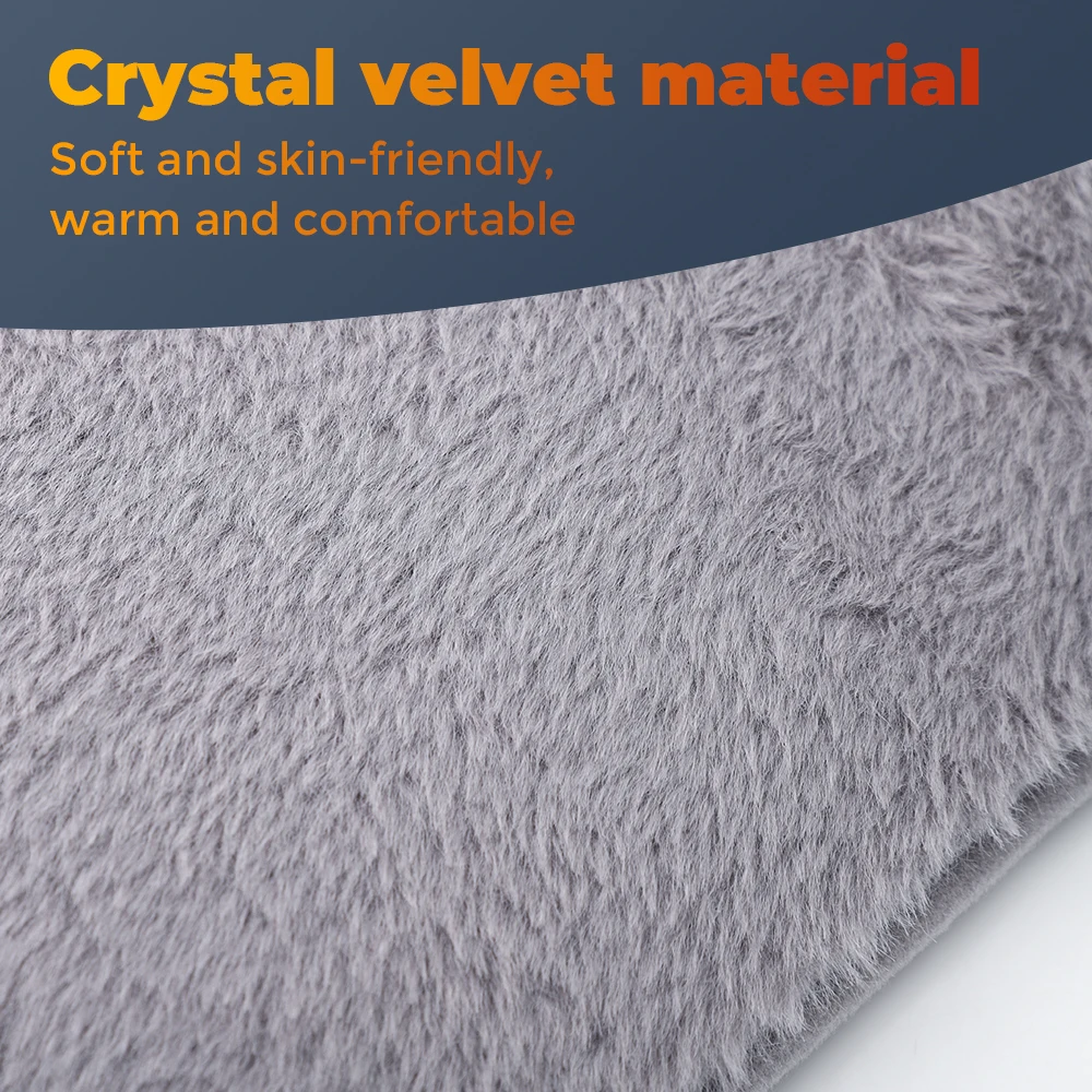Electric Heating Belt Uterus Hand Warmer Winter Heater Waist Warmers Hot Compression Abdominal Lumbar Graphene Heated Pad Gray