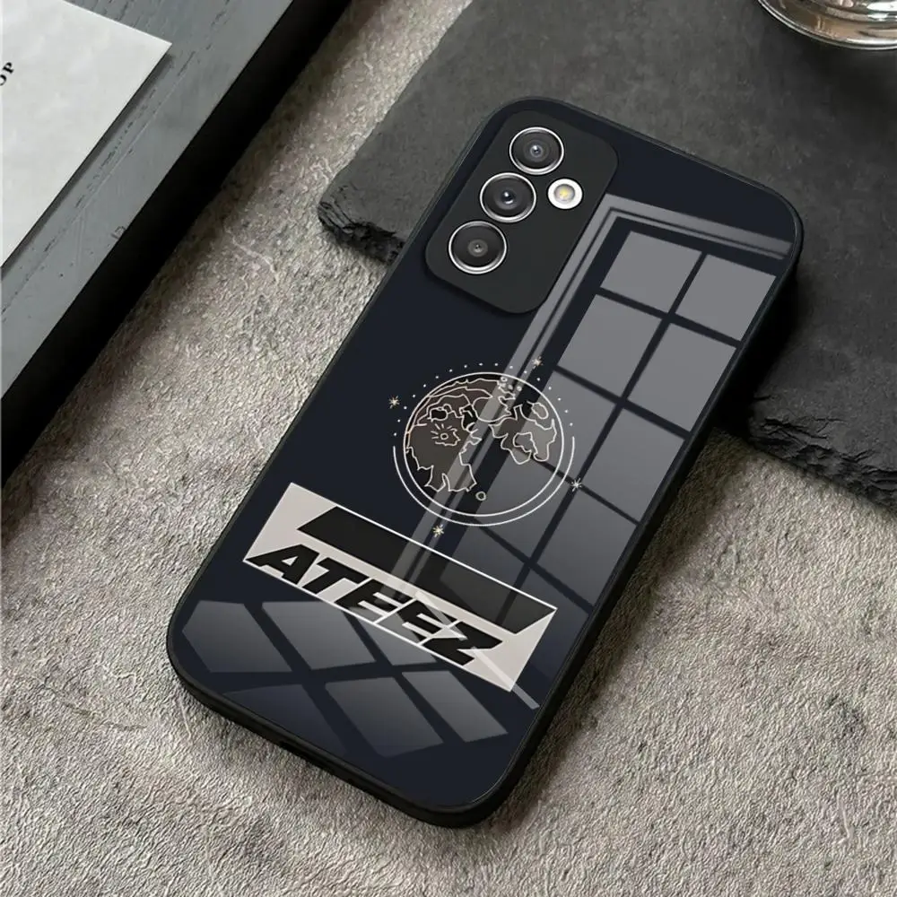 ATEEZ Kpop Phone Case For S24 Ultra Samsung S23 Fe S22 S20 S21 Plus Galaxy A54 A34 A24 A53 Note 20 Glass Cover