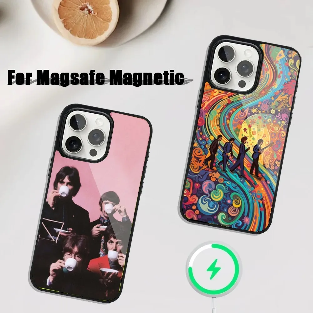 

Band T-The-B-BeatlesS-S Phone Case For iPhone 16,15,14,13,12,11,Plus,Pro,Max Mini Magsafe Magnetic Wireless Charging