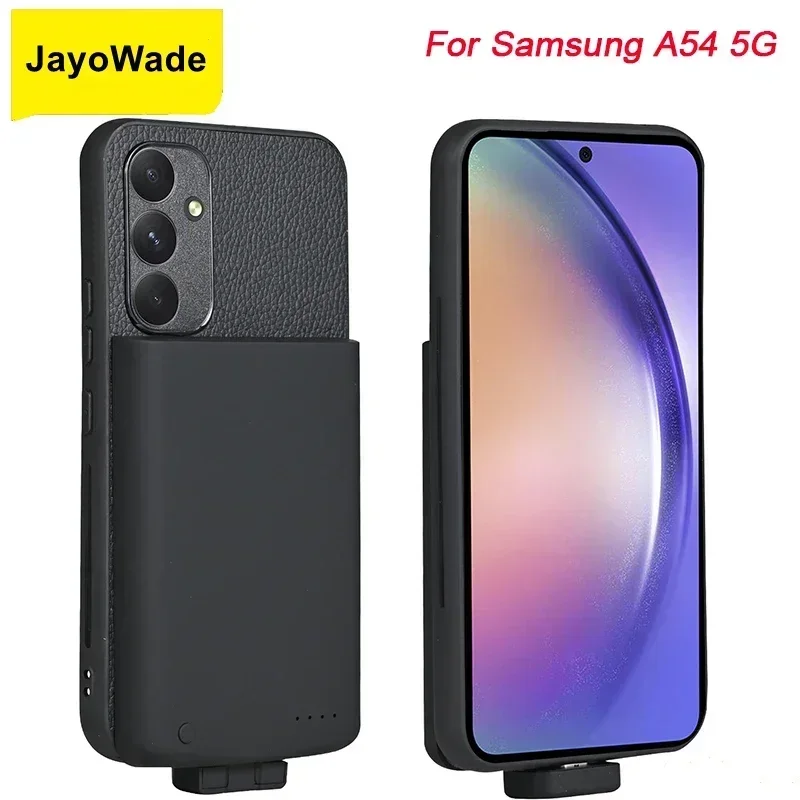Чехол-зарядное устройство емкостью 5000 мАч для Samsung Galaxy A54 Power Case A54 5G Power Bank Чехол для телефона Samsung A54 Чехол с аккумулятором