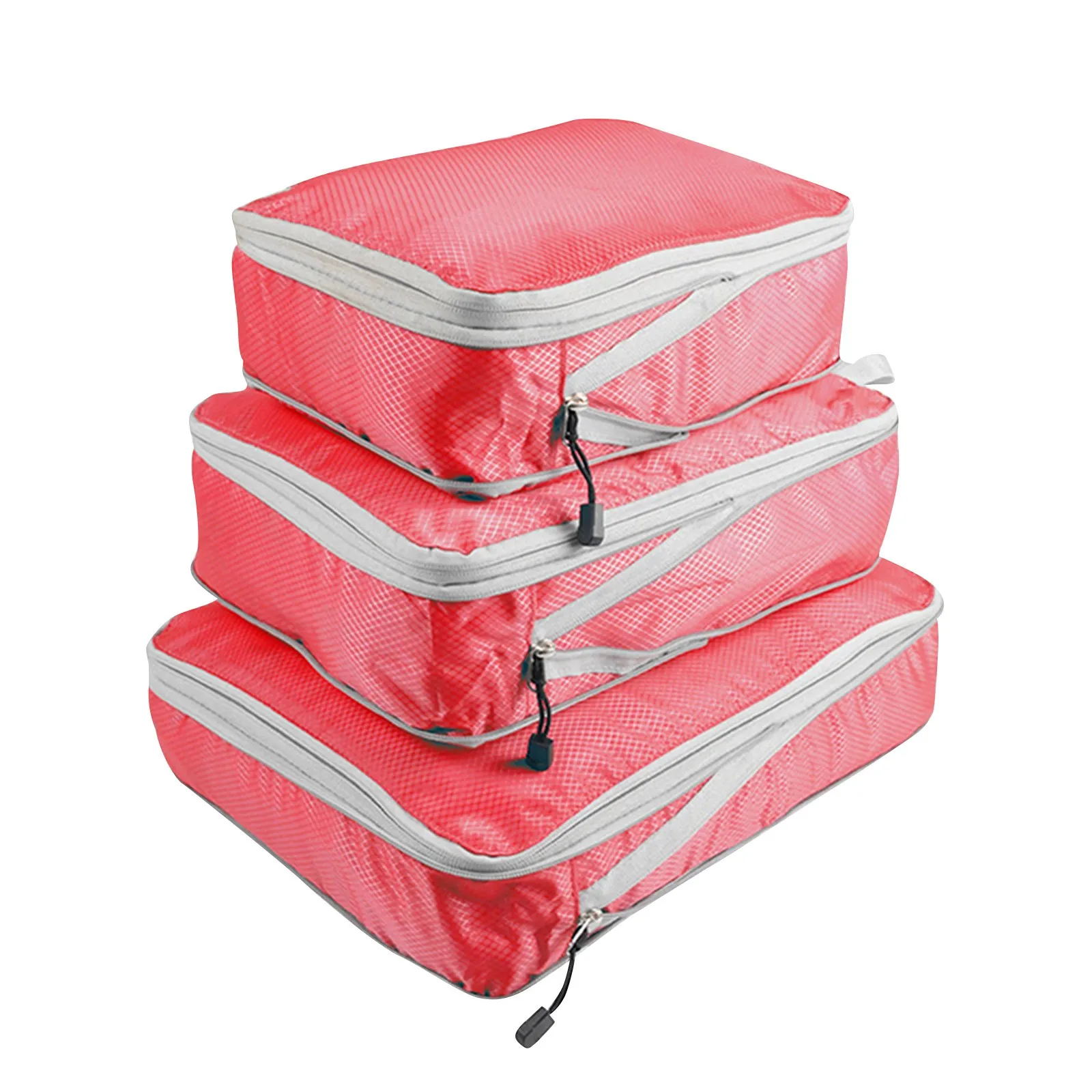 

3pcs/Set Packing Cubes For Travel Suitcases Organizer Bags Large Capacity Luggage Organizers Shoe Clothes Makeup Storage Pouch