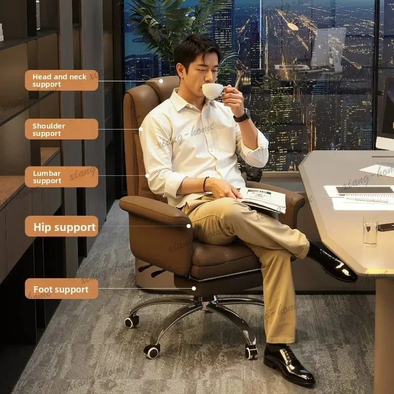 Factory Direct Luxury Office Chair Upgrade Nordic Modern Oversized Comfortable Office Chairs Ergonomic Silla De Escritorio Furni