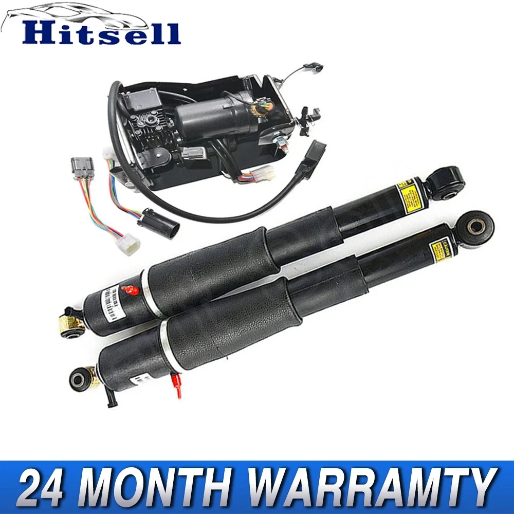 3pcs Air Suspension shocks+ Air Compressor For Cadillac Escalade/Chevrolet Avalanche Suburban Tahoe/GMC Yukon 15869656,19300040