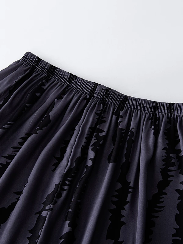 DAIMELU couple pajamas women's ice silk large size long sleeve spring and autumn thin loose sleepwear set men's loungewear suit