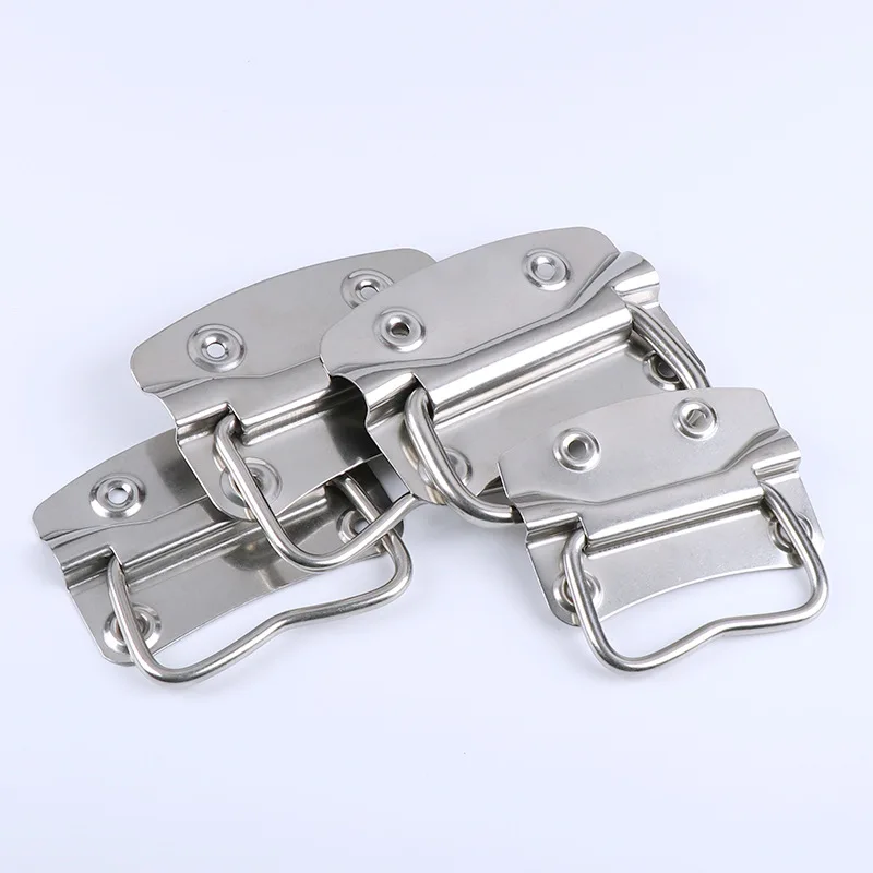 1PCS Stainless Steel Chassis Foldable Toolbox Movable Round Iron Handle Industrial Desktop Mechanical Hardware Accessories