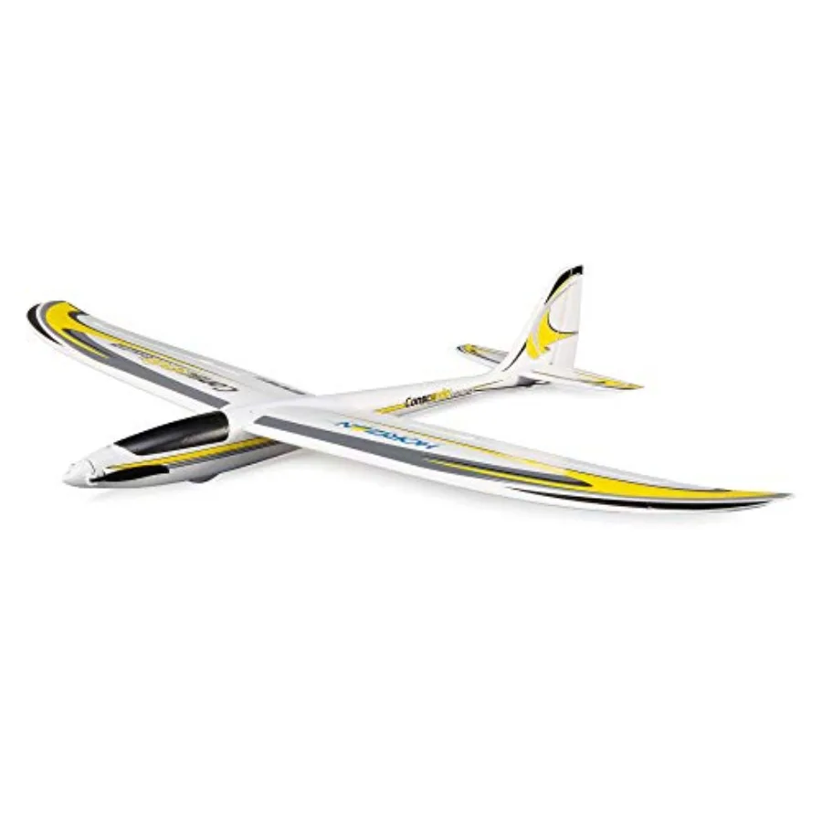 RC Airplane Conscendo Evolution 1.5m BNF Basic: EPP foam, white/black, crash-resistant design, ready-to-fly without transmitter