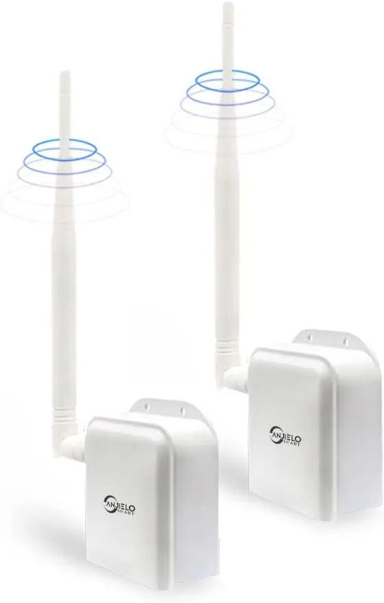 

Wireless Bridge Point-to-Point Long Range Wireless Access with High-Gain Antenna, 2.4G WiFi Bridge Repeater Supports 2600 feet