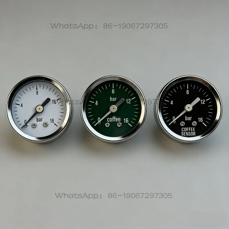 Coffee machine pressure gauge, high-temperature resistant anti-shake stainless steel coffee machine accessories