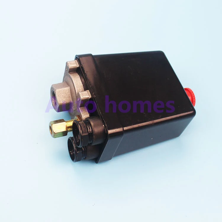 High Quality 3 Phase 1-port Air Compressor Pressure Switch Control Valve 175psi 10bar 380V 20A 6-8bar