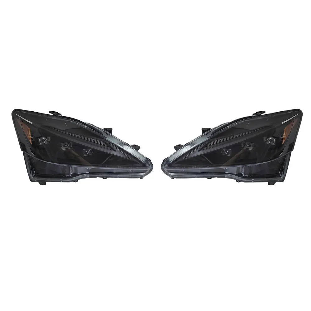 Pair Modification Car Headlight  For Lexus IS300 IS250 Headlight LED Lens 2006 2007 2008 2009