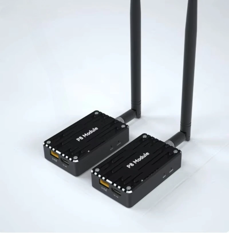 Cuav p8 data transmission drone with pixhawk intelligent controller, high-power radio transmission, 40km range, and open source