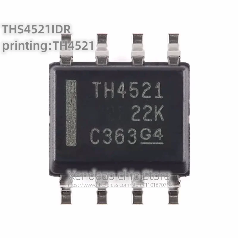 10pcs/lot THS4521IDR printing TH4521 SOP-8 package Original genuine Fully differential amplifier chip