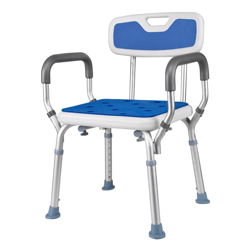 Factory Direct Sales Anti-Rust Aluminum Bath Chair Bathing Patients Chair With Toilet For The Elderly