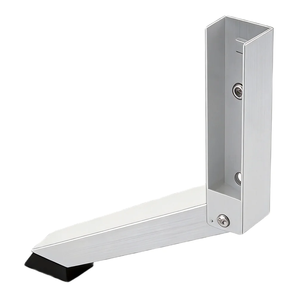Exterior Door Stop 140x43x16mm Folding Door Stop Stylish Modern Design Flexible Installation Options Busy Environments