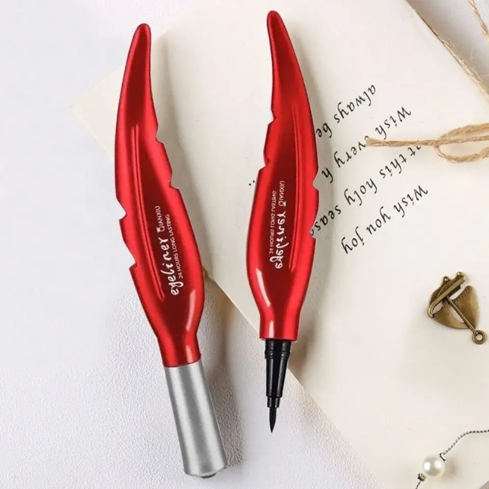 Großhandel dünner Eyeliner wasserdicht Marke Maquiagem Makeup Eyes Pencil Longwear Schwarzes Make-up BULK Eyeliner wasserdicht