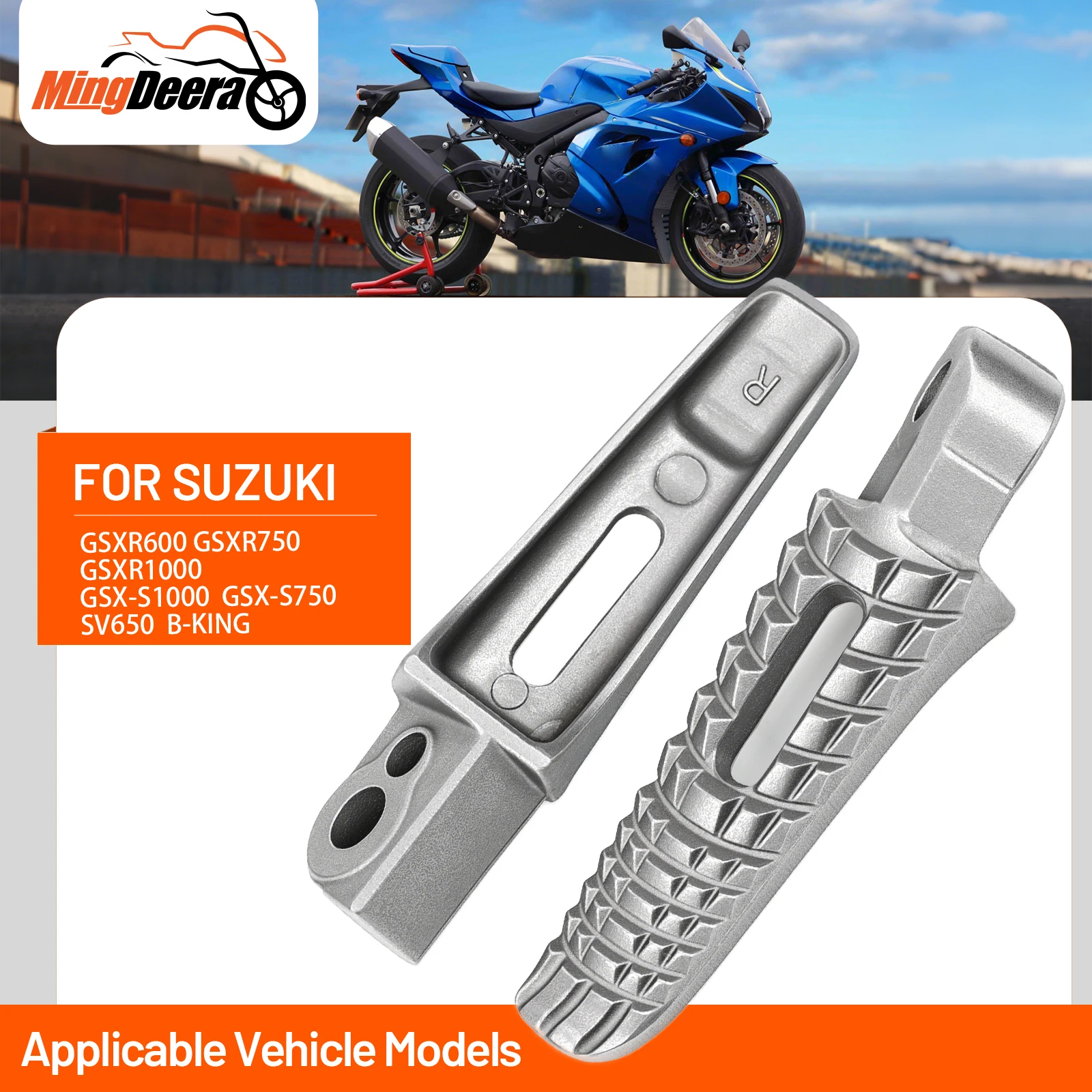 

Задние подножки для мотоциклов Suzuki GSXR600 GSXR750 2006-2020, GSXR1000 2005-2020, SV650 2019, GSX-S1000 2018-2020