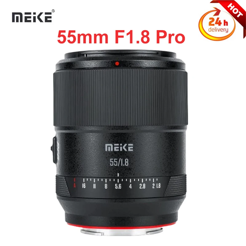 MEKE 55mm F1.8 Pro Professional Autofocus STM Full Frame Fixed Focus Lens Standard Fixed Portrait Lens for Sony E/Nikon Z-mount