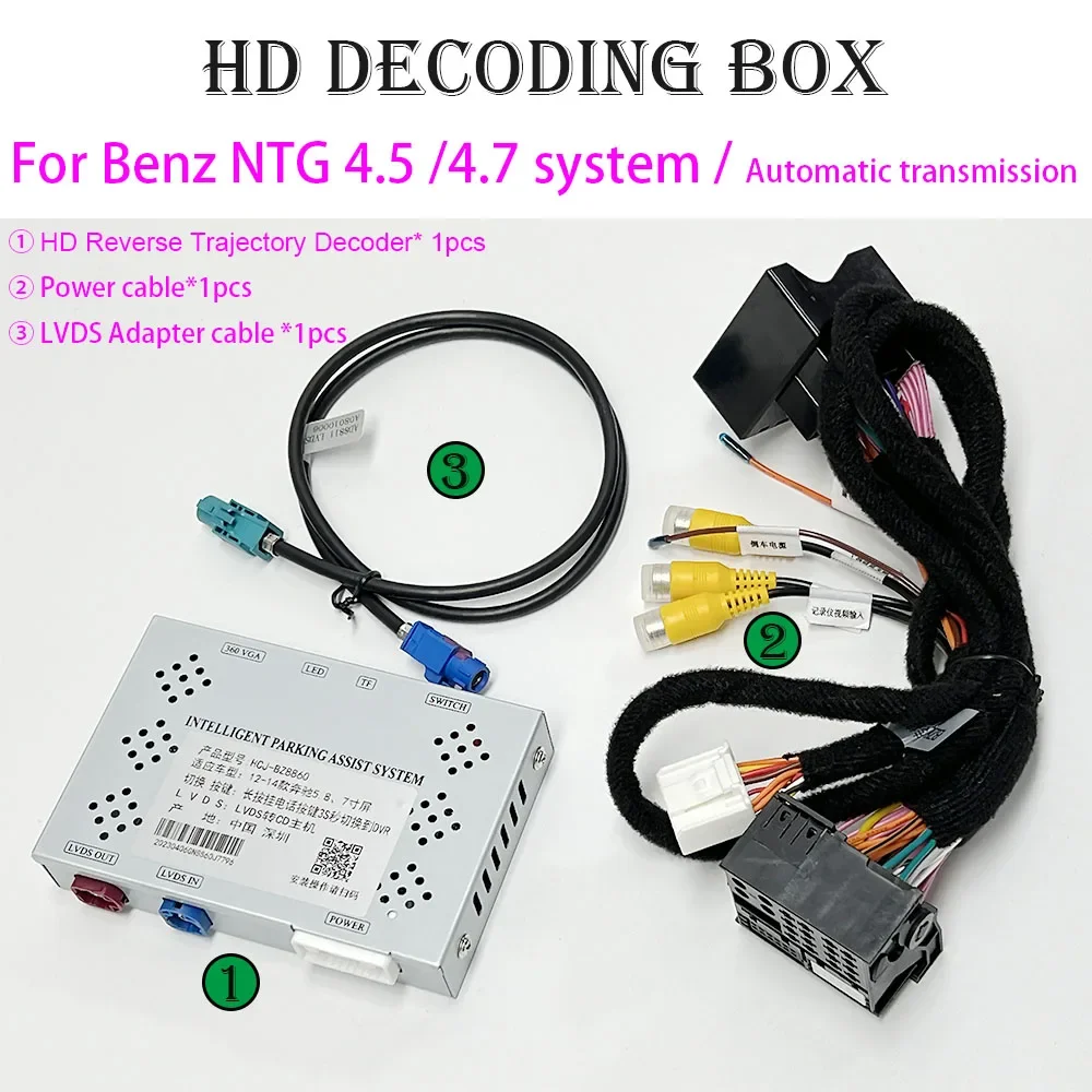 

HD Decoder For Benz A class A180 A200 A220 2012 ~ 2014 OEM Upgrade Front Rear backup Camera