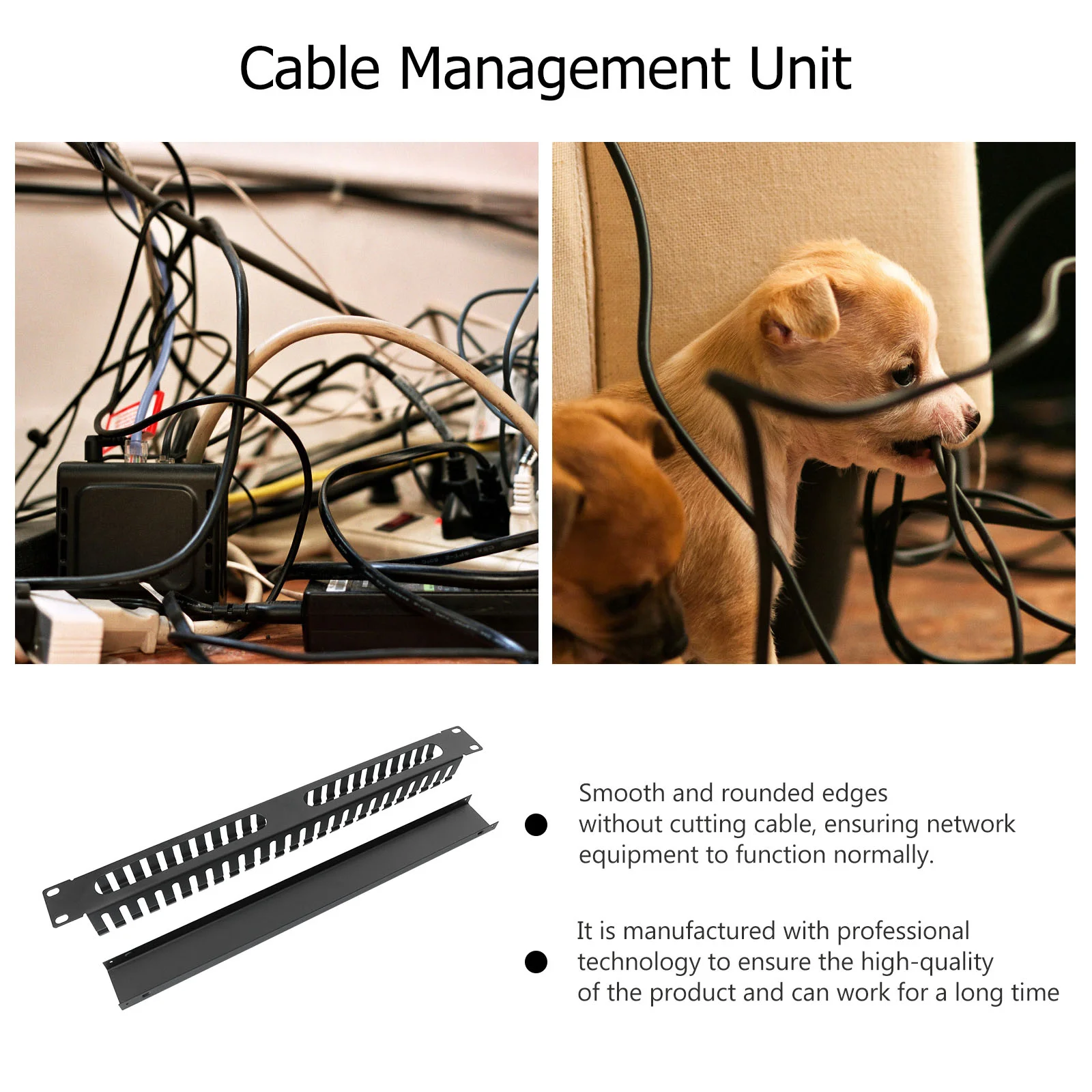 Cable Management Unit Metal Offline Rack Electrical Wire System Frame Cold Rolled Steel Plate Server Rack Cable Management