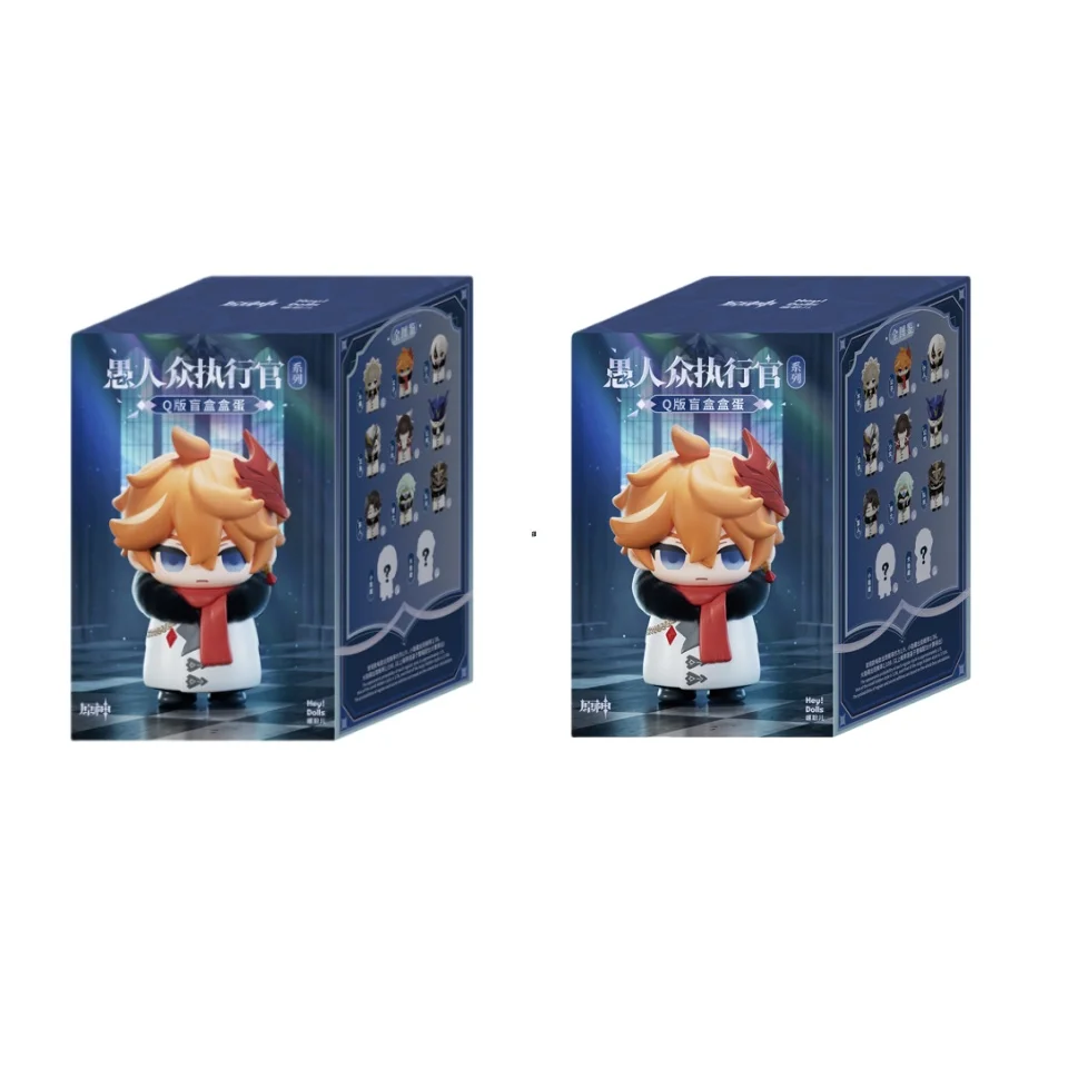Neue Suplay Genshin Fatui Harbinger Blind Box MiHoYo Spielfigur Desktop-Dekoration Modell Überraschungsbox Geburtstagsgeschenk Weihnachtsgeschenk