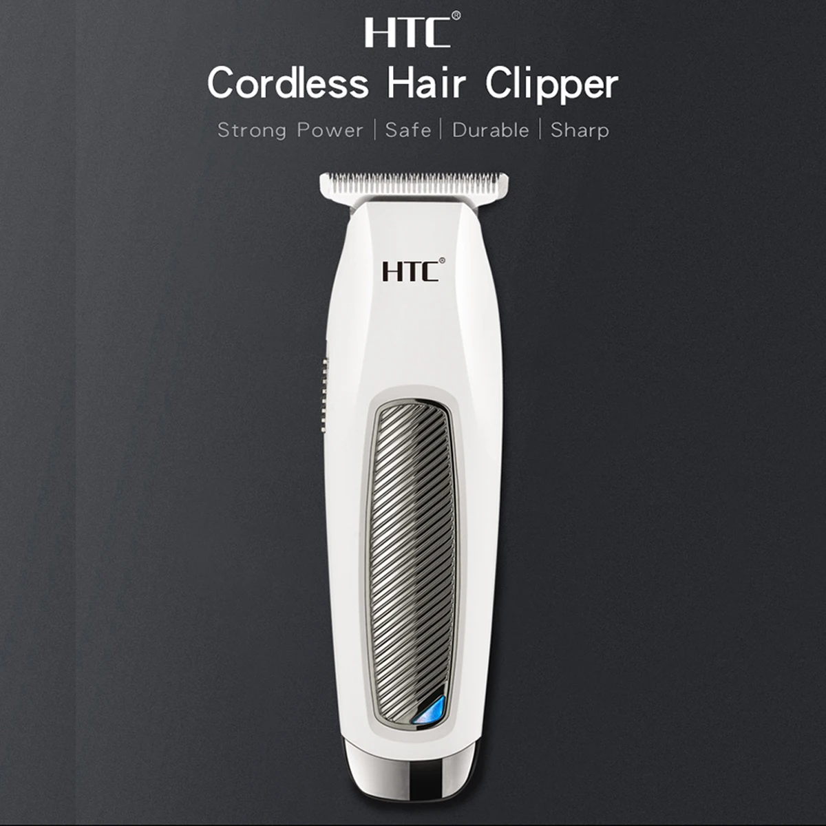 HTC Hair Trimmer for Men, Women,Kids, Rechargeable Hair Clippers, Home Hair Cut Kit, Cordless Barber Grooming,Groin Hair Trimmer