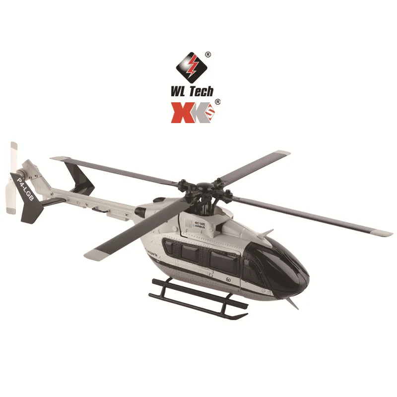 

Weili K160 Remote Control Four Way Helicopter Ec145 Four Paddle Non Aileron Brushless Drone Aircraft Remote Control Toy Gift
