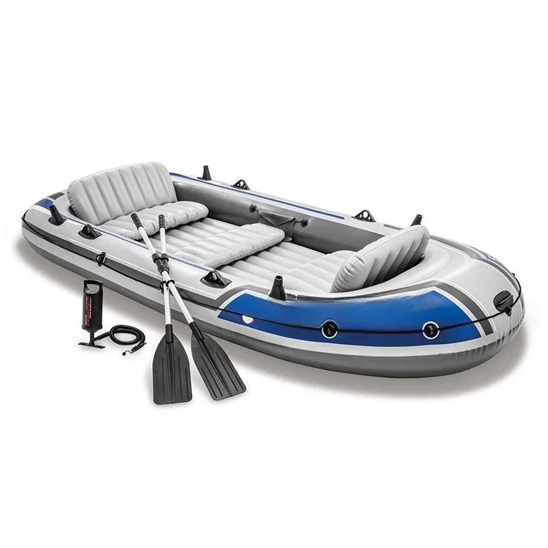 Wear-resistant five-person kayak inflatable boats rubber boat thickened fishing boat enlarged outdoor assault boats