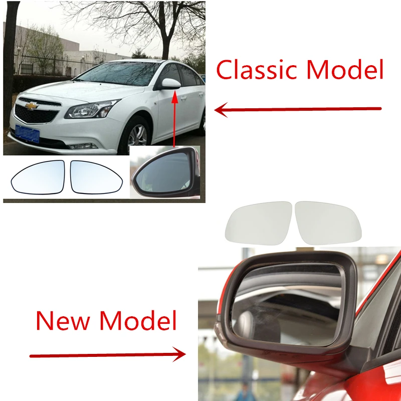 

Side Mirror Glass For Classic Model Or New Model Chevrolet Cruze 2015 2016 Rear View Mirror Lens Automotive Accessories