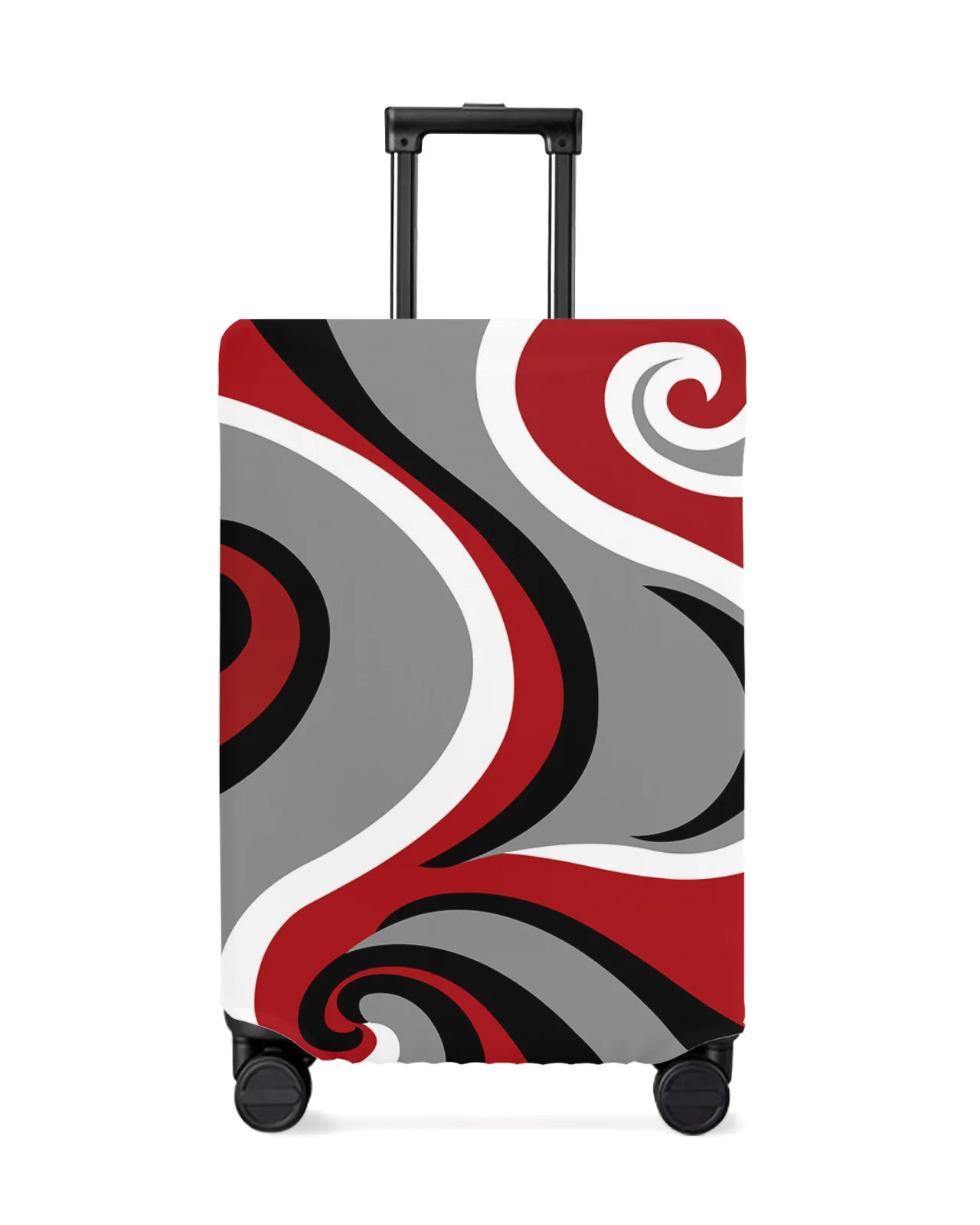 Abstract Vortex Red Travel Luggage Cover Elastic Baggage Cover For 18-32 Inch Suitcase Case Dust Cover Travel Accessories