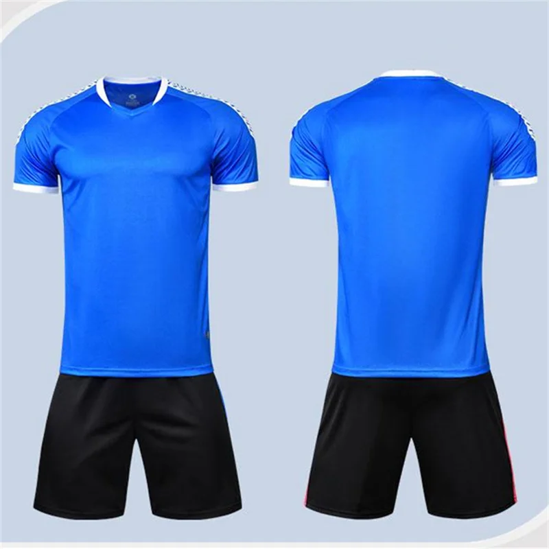 زي تدريب كرة القدم للرجال عالي الجودة وسريع الجفاف مع شعار اسم مخصص بتصميم كلاسيكي علوي قابل للتنفس #3