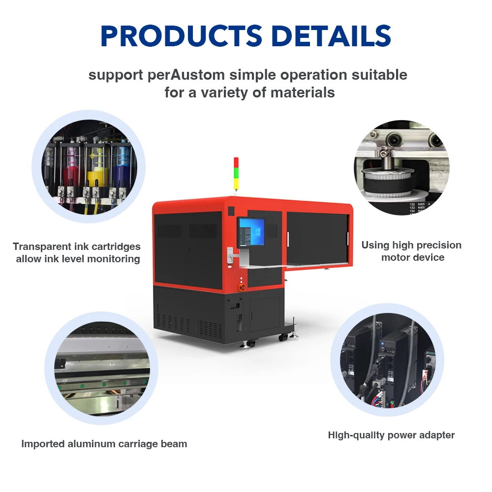 Vendita diretta in fabbrica Macchina stampante Dtg Testine di stampa da 60 cm Stampante per indumenti Dtg per magliette commerciali ad alta velocità di grande formato