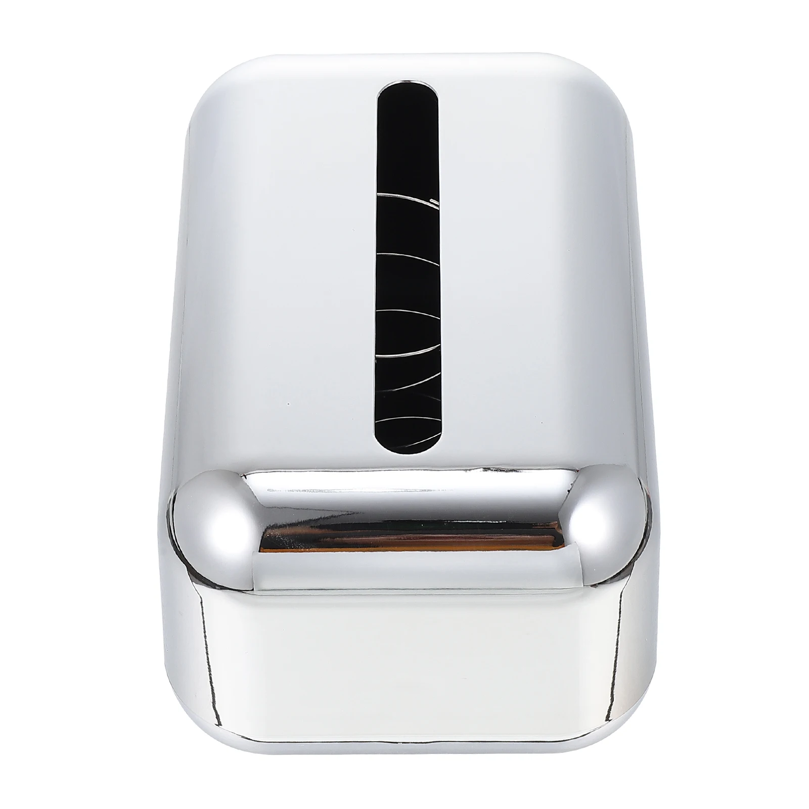 

Decorative Tissue Storage Box ABS Plastic Spring Tissue Holder Mirror Surface Napkin Container Home Office Car Use Paper