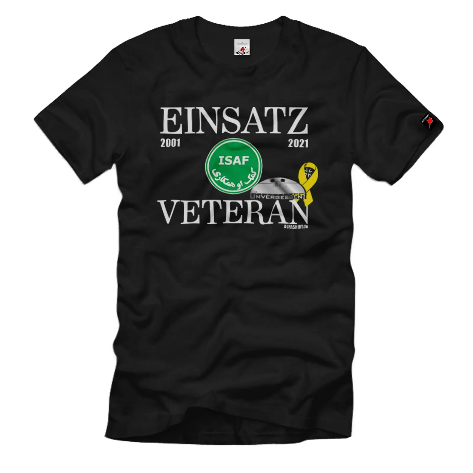 ISAF deployment veteran 2021 Bundeswehr BW Afghanistan returnee T Shirt 37610