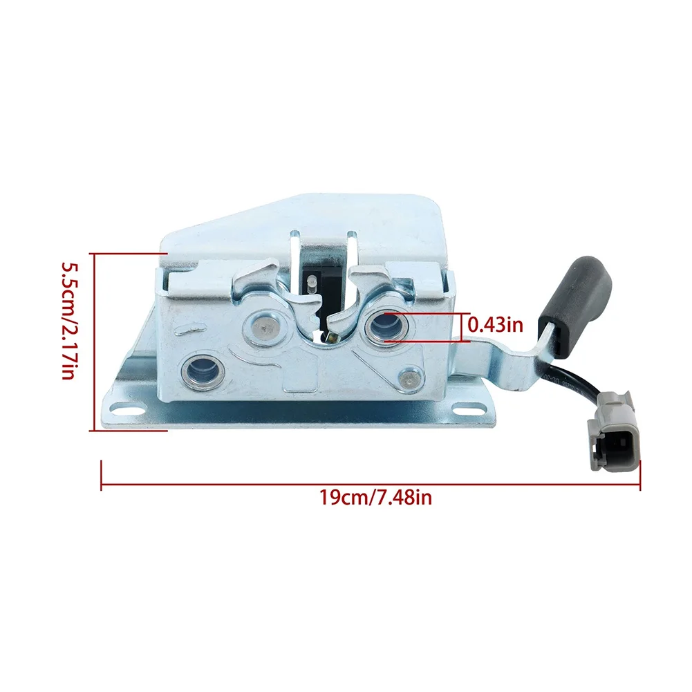 1pc Front Door Latch With Sensor 7109661 Front Door Locking Strut For T250 T300 T450 For T550 T590 T650 T740 Skid Steer Loaders